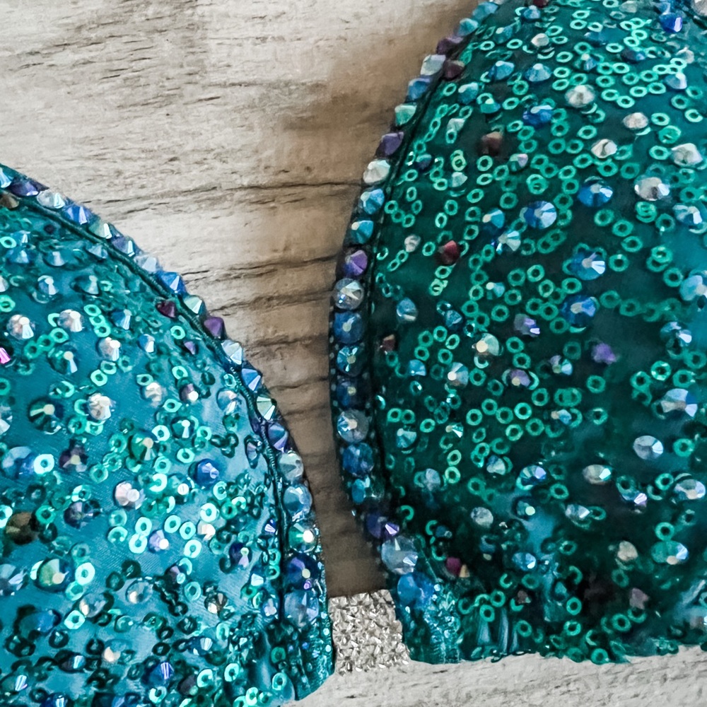Teal Angel Competition Bikinis View 2